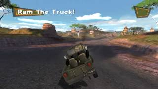 Madagascar 2 Escape Africa Walkthrough PC  Part 8  Convoy Chase  HD [upl. by Eerej]