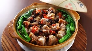 【楊桃美食網3分鐘學做菜】豆豉排骨煲仔飯 HD [upl. by Devehcoy]