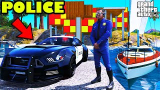 Franklin Become Richest Police Officer And Bought Supercar In GTA 5  SHINCHAN and CHOP [upl. by Mclyman]