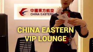 China Eastern Business Lounge Shanghai  PVG Airport [upl. by Anyah]