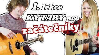 1 lekce kytary pro samouky [upl. by Llorre58]