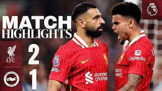 Highlights Salah STUNNER Completes QuickFire Comeback  Liverpool 21 Brighton [upl. by Karissa]