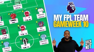 BoTNPodcast  My FPL Gameweek 10 team [upl. by Arres]