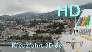 AIDA Reisebericht Kanaren  Tag 3  Madeira Funchal mit AIDAsol [upl. by Imelida212]