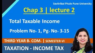 How to calculate Gross total income  Tax Liability Practical Problem No 1taxaccounting tybcomsem6 [upl. by Reniar190]