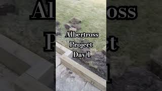 The Albertross Project landscaping garden construction [upl. by Hoopen]