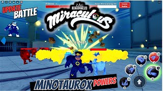 Miraculous Ladybug Minotaurox POWERS Roblox [upl. by Geminian]