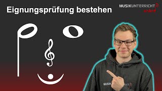 Musik studieren So bestehst Du die Eignungsprüfung für ein Musikstudium [upl. by Enyahs910]