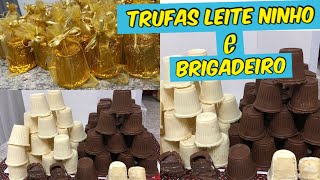 PREPARANDO TRUFAS SUPER FÃCIL NO COPINHO  COMO EMBALAR RENDAEXTRA [upl. by Llenad]