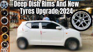 Deep Dish Rims amp Dunlop Tires Sp Touring R1 17570R13 Upgrade in Suzuki alto Latest Price 2024 [upl. by Verge]