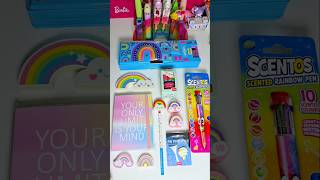 Fancy rainbow 🌈 stationery items ✨️💕 cute asmr stationery shorts youtubeshorts [upl. by Nonnaehr406]