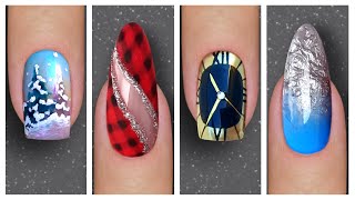 Christmas nail designs 2022 ❄ Xmas nail art compilation [upl. by Heidie]