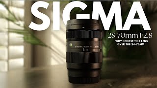 Why I Chose The Sigma 2870mm F28 Over The Sigma 2470mm  Panasonic Lumix S5ii [upl. by Aknayirp508]