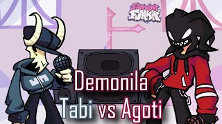 Demonila pero es Tabi vs Agoti  Friday Night Funkin [upl. by Heydon]