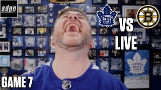 Stanley Cup Playoffs  Toronto Maple Leafs  Boston Bruins Game 7 LIVE w Steve Dangle [upl. by Launame]