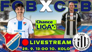 FC BANÍK OSTRAVA  SK DYNAMO Č BUDĚJOVICE 🔴ŽIVĚ [upl. by Alyakem]