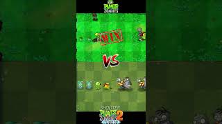 Pvz 2 Vs Pvz  Sea Shroom Peashooter Kernel Plant Team Vs Newspaper zombie Team shorts [upl. by Pratt]