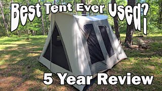 Kodiak Canvas FlexBow Tent 5 Year Long Term Review [upl. by Auqinom51]