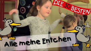 👩🏼 Alle meine Entchen  Singen Tanzen und Bewegen  Kinderlieder [upl. by Oiril]