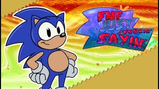 Friday Night Funkin  Just Funkin Sayin Vs AoSth Sonic FNF MODS [upl. by Jacky]