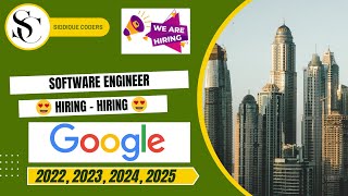 Google Hiring Freshers 2023 2024 2025  BE BTech MCA  Apply Now [upl. by Angy]