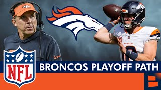 Broncos Playoff Picture Wild Card Path Predictions Schedule amp Rooting Guide [upl. by Almita729]