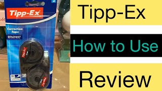 What is TippEx  How to to Use TippEx  How to correct your errors on your Paper [upl. by Rima]