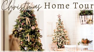 Christmas Home Tour 2022  A Simple Cozy Cottage Christmas [upl. by Yrelav783]