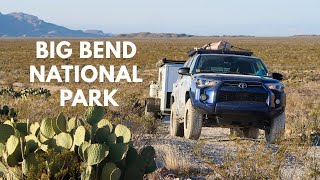 Camping West Texas The Backcountry of Big Bend National Park [upl. by Suk]