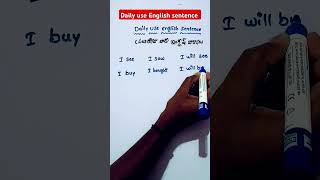 Present tense vs past tense vs future tense in English shortvideo shorts ytshortsindia ytshorts [upl. by Bonucci493]