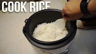 How to Cook Rice in a Rice Cooker EASY [upl. by Odraccir]