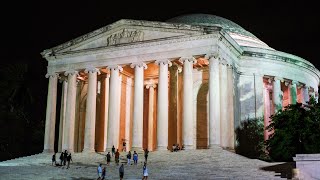 Washington DC Monuments by Moonlight Night Tour by Trolley [upl. by Yram]