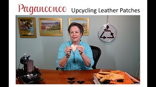 Paganoonoo Sewing Tip Upcycled Leather Patches [upl. by Arbba526]