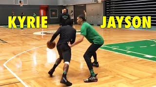 Kyrie Irving 1on1 against Jayson Tatum  WHO WON 🔥 [upl. by Cynera]