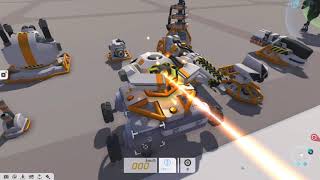 TerraTech Reticule Research Shooting weapon DPS [upl. by Nirroc862]