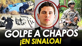 ¡¡GOLPE a LA CHAPIZA DETIENEN a 14 PISTOLEROS tras PERSECUCIÓN en CULIACÁN SINALOA [upl. by Rasecoiluj]