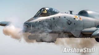 15 Minutes of BRRRRRT  A10 LiveFire Strafe Runs  Hawgsmoke 2022 [upl. by Buskus]