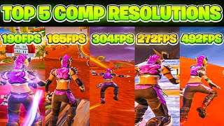 Best 5 Stretched Resolutions in Fortnite Season 3 INSANE FPS BOOST [upl. by Sej70]