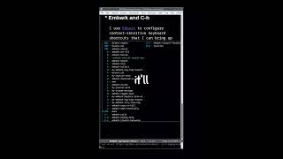 Yay Emacs Embark completion with Ch [upl. by Lalla]