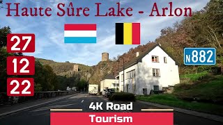 Driving from Luxembourg to Belgium Insenborn Plage  Arlon  scenic drive Ardennes [upl. by Dutchman]