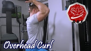 BIGGER BICEPS  The Overhead Cable Curl  Bicep Tutorial [upl. by Winola]