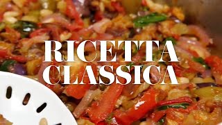 Come preparare la caponata ricetta classica  Le Ricette  La Cucina Italiana [upl. by Hosea614]