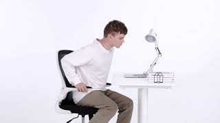 HBADA J3 office chair presentation video in English [upl. by Adanar]