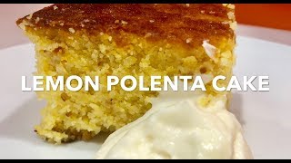 LEMON POLENTA CAKE [upl. by Adiaj]