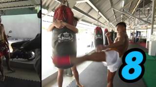 The power of the kicks of the quotWhite Lotusquot Buakaw [upl. by Orravan166]