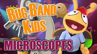 Microscopes Panic At The Disco “High Hopes” Parody  Learning Videos for Kids  Bug Band Kids [upl. by Htelimay855]