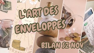 🍂 Bilan S2 Novembre 🍂Méthode des enveloppes budgétaires 🍂 [upl. by Balf]