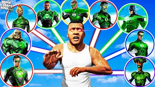 FRANKLIN Upgrading TO THE STRONGEST GREEN LANTERN in GTA 5 Hindi  GTA5 AVENGERS GTA 5 mods [upl. by Nollie787]