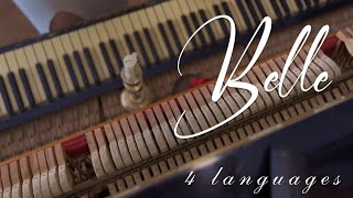 Belle OST Notre Dame de Paris  Piano COVER  4 languages [upl. by Balthasar348]