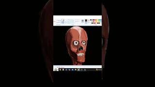 ART anatomy Microsoft Paint art microsoftpaint anatomy skeleton sigmaart [upl. by Repohtsirhc4]